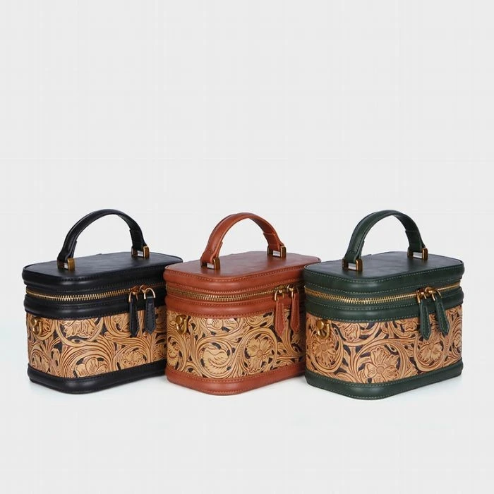 leather square bag for women